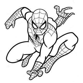 スペクタキュラー・スパイダーマン 塗り絵ページ