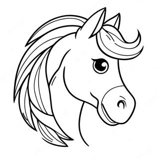 Horse Shoe Coloring Page 44783-35402