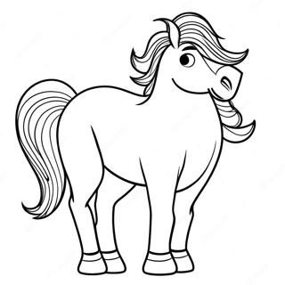 Horse Shoe Coloring Page 44783-35404