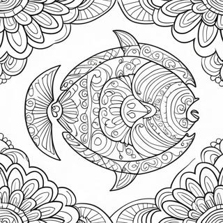 Mola Patterns Coloring Pages