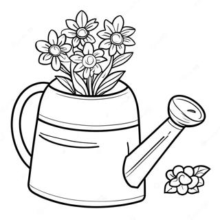 Watering Can Coloring Page 44843-35438