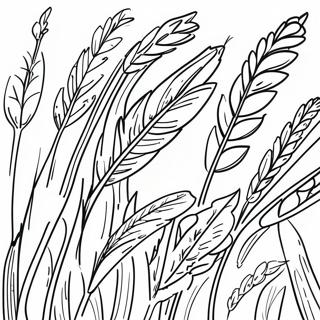 Wheat Coloring Pages