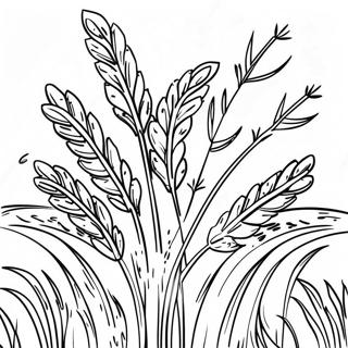 Wheat Coloring Page 44863-35458