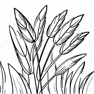 Wheat Coloring Page 44863-35460