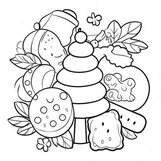 Christmas Food Coloring Page 44873-35477