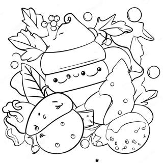 Christmas Food Coloring Page 44873-35478