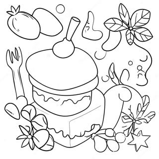 Christmas Food Coloring Page 44873-35479