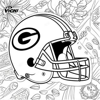 Página Para Colorir Do Logo Do Green Bay Packers 4490-3574