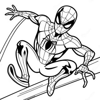 Iron Spider In Action Coloring Page 44923-35514