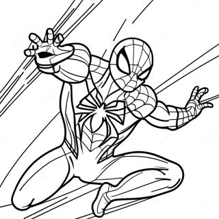 Infinity War Iron Spider Coloring Pages