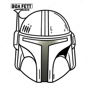 Boba Fett Helmet Coloring Pages