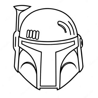 Boba Fett Helmet Coloring Page 44943-35526