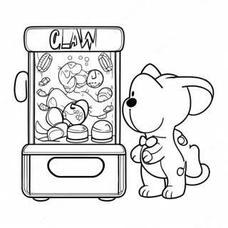 Claw Machine Coloring Pages