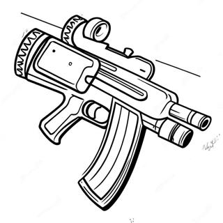 Machine Gun Coloring Page 44963-35551