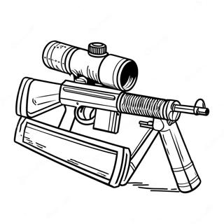 Machine Gun Coloring Page 44963-35552