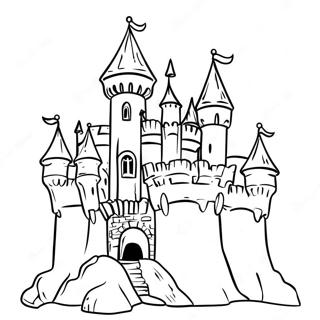 Medieval Castle Coloring Page 45003-35563