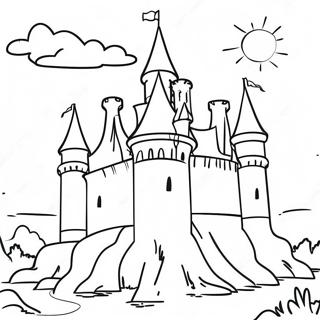 Medieval Castle Coloring Page 45003-35564