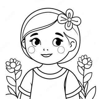 Girl Coloring Pages