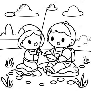 Gone Fishing Coloring Pages