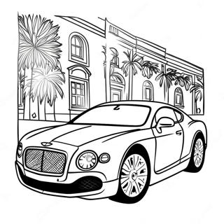 Bentley Luxury Car Coloring Page 45043-35658