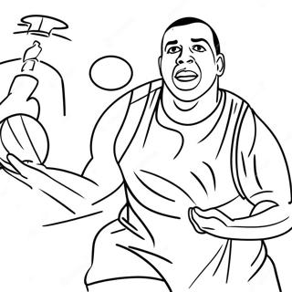 Magic Johnson Coloring Pages