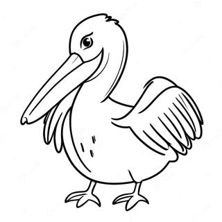 Pelican Coloring Pages