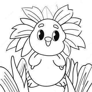 Easter Flowers Coloring Page 45073-35614