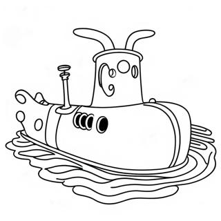 Yellow Submarine Coloring Pages