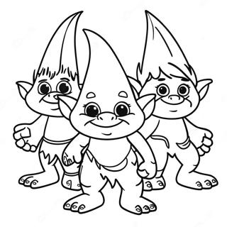 Trolls 3 Coloring Page 45123-35688