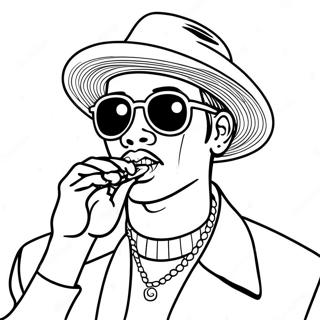 Pop Smoke Coloring Page 45133-35675