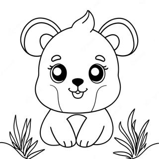 Cute Animal Face Coloring Page 45193-35722