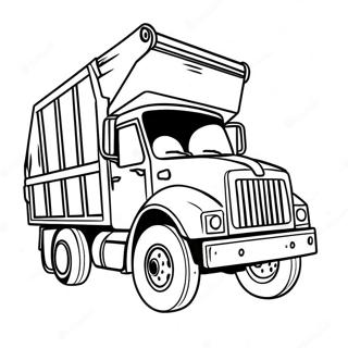 Trash Truck Coloring Page 45293-35802