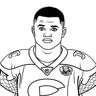 Tua Tagovailoa Coloring Page 45313-35816