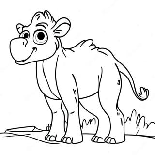 Ice Age Carl Coloring Pages