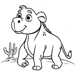 Funny Ice Age Carl Coloring Page 45354-35858