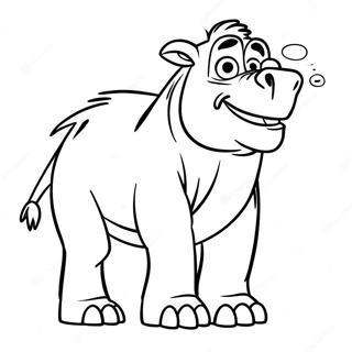 Funny Ice Age Carl Coloring Page 45354-35860