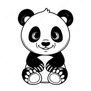 Baby Panda Coloring Pages