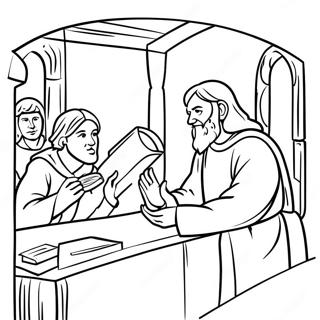 Parable Of The Talents Coloring Page 45383-35864