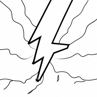 Lightning Bolt Coloring Pages