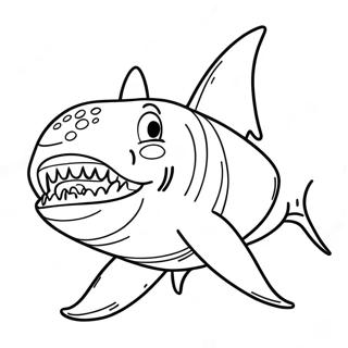 Grandma Shark Coloring Page 45463-35931