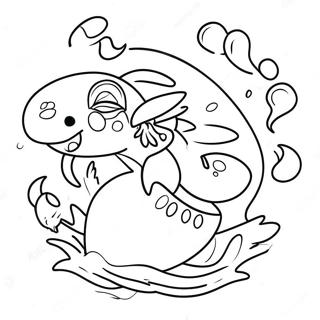 Happy Grandma Shark Coloring Page 45464-35939