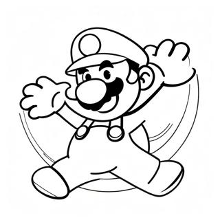 Mario Odyssey Coloring Page 4550-3621