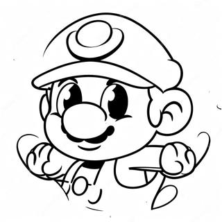 Mario Odyssey Coloring Page 4550-3624