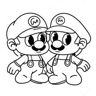 Cappy And Mario Adventure Coloring Page 4551-3633