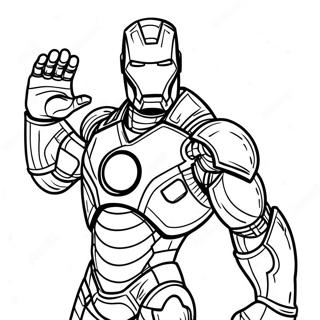 Página Para Colorear De Iron Man Entre Nosotros 45583-36027