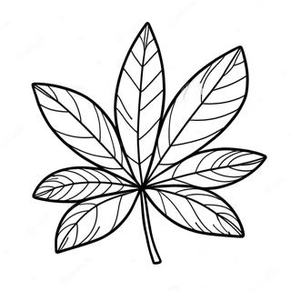 Pot Leaf Coloring Page 45633-36064