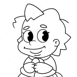 Maggie Simpson Boyama Sayfaları