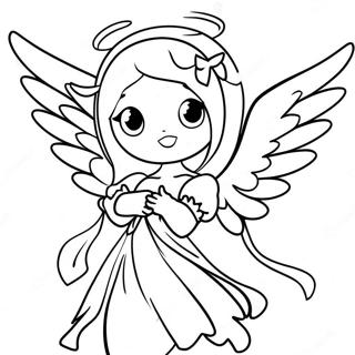 Anime Angel Coloring Pages