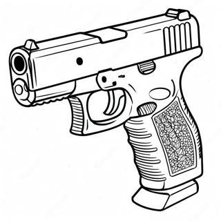 Pagini De Colorat Glock Cu Silențios 45714-36148