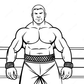 Brock Lesnar Coloring Pages